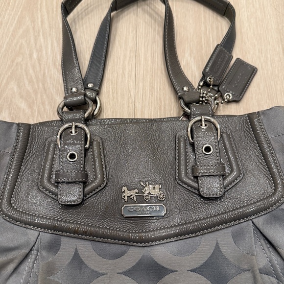 Coach Signature Madison Satchel Bag - Picture 2 of 10